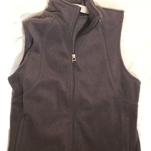 Gray Fleece Vest M